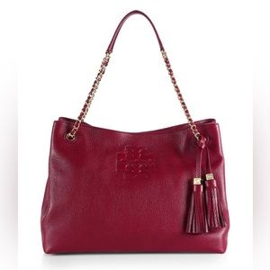Tory Burch Cherry Wine Tote